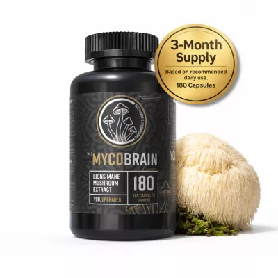 MYCOBRAIN 180's Lions Mane Mushroom